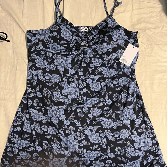 SO Dresses & Skirts - Sundress, SO brand, L, Blue floral